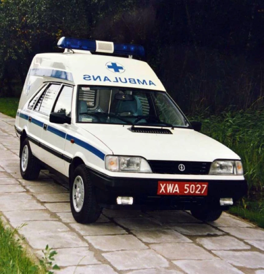 Polonez-karetka na stacji kontroli pojazdów nie napawa optymizmem