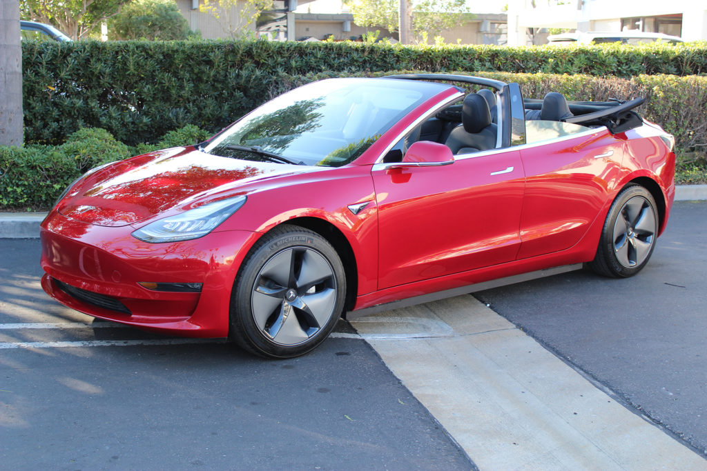 tesla model 3 cabrio 