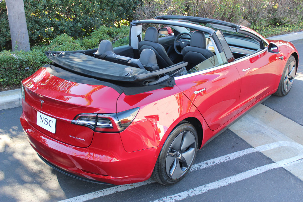 tesla model 3 cabrio 