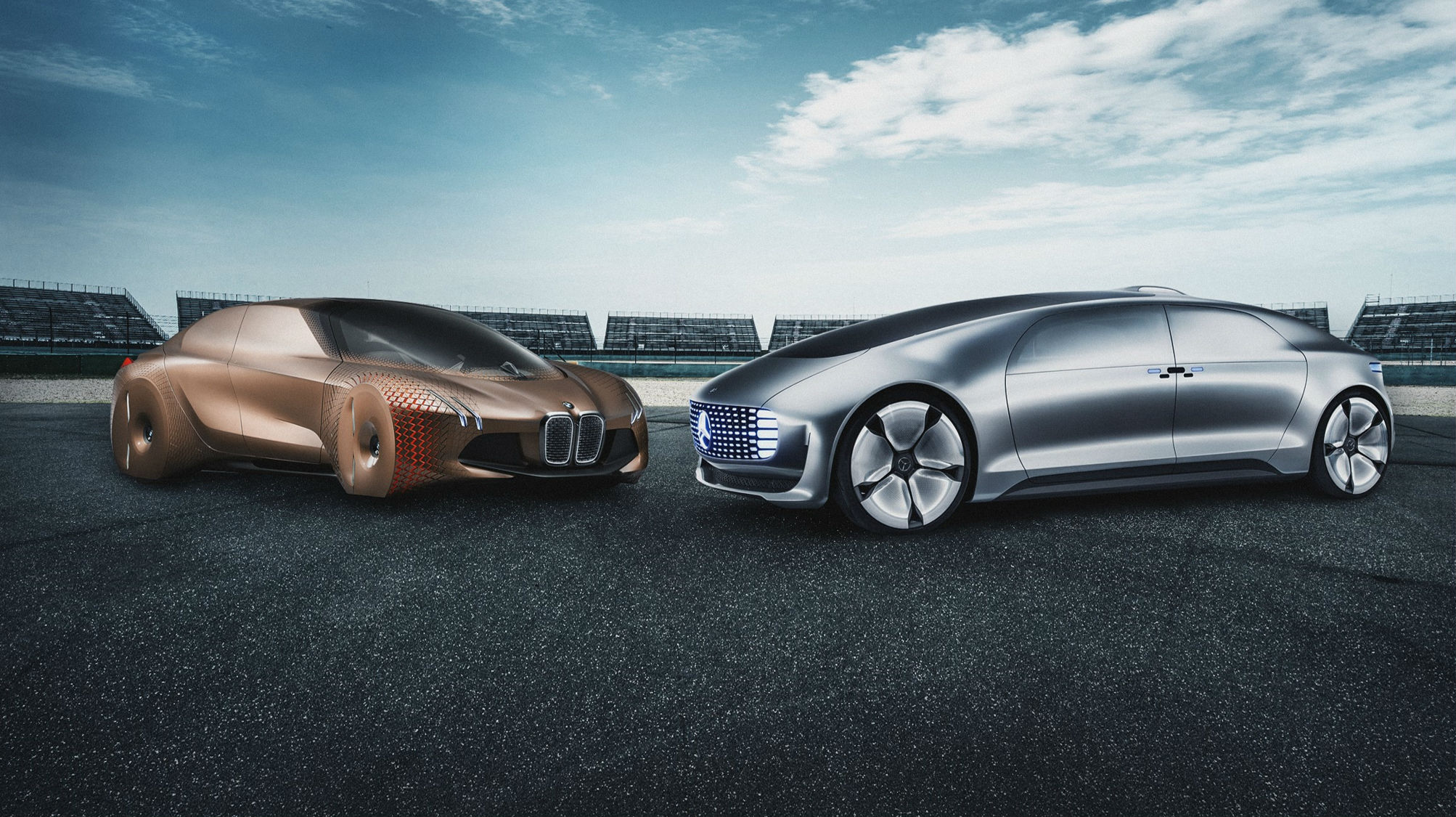 samochody autonomiczne BMW i Mercedes 
