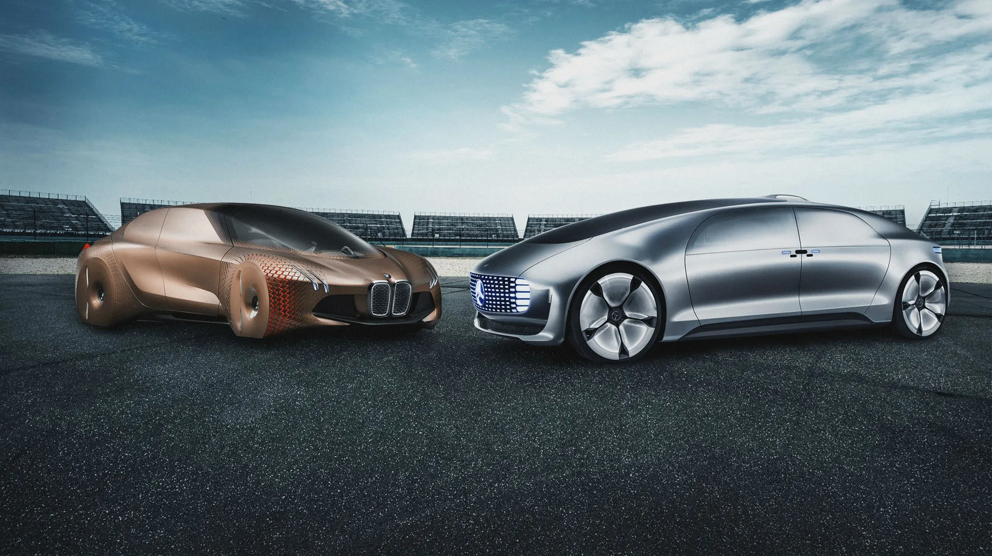 samochody autonomiczne BMW i Mercedes 