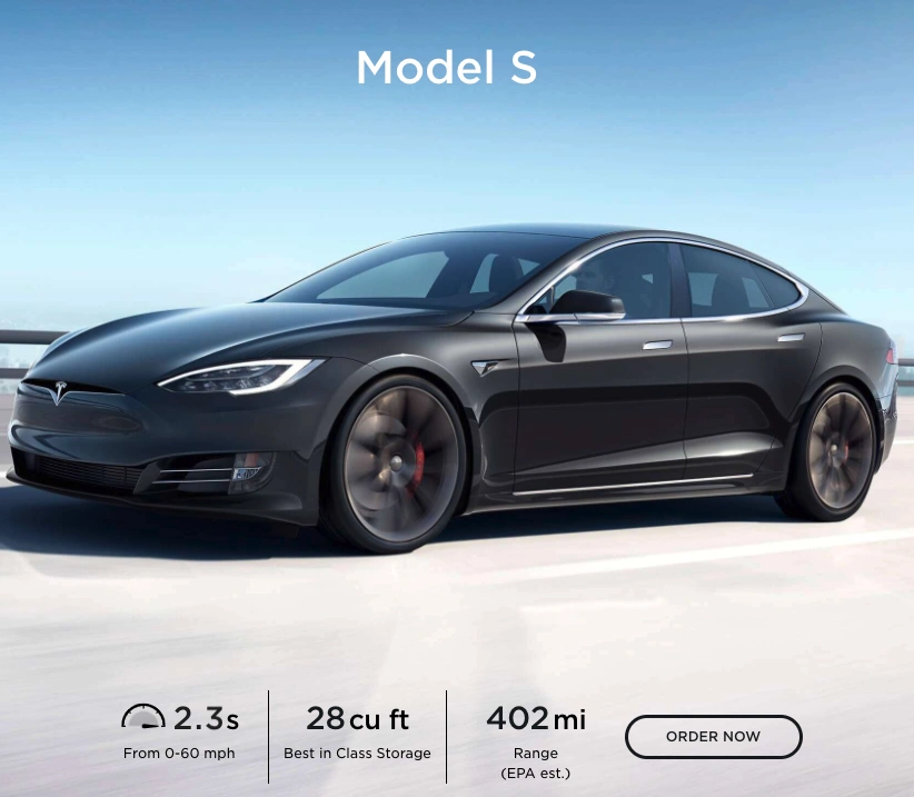 tesla model s zasięg 