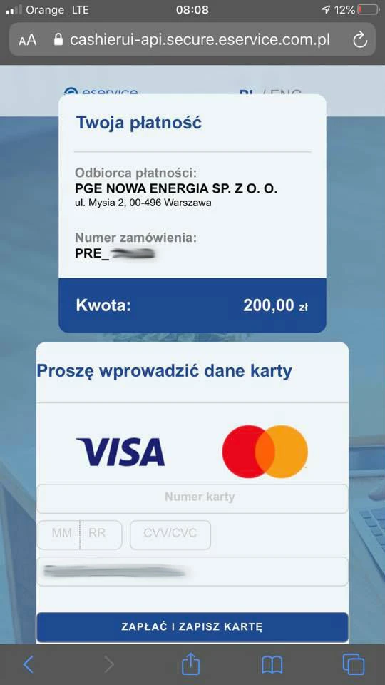 ładowanie samochodu elektrycznego  