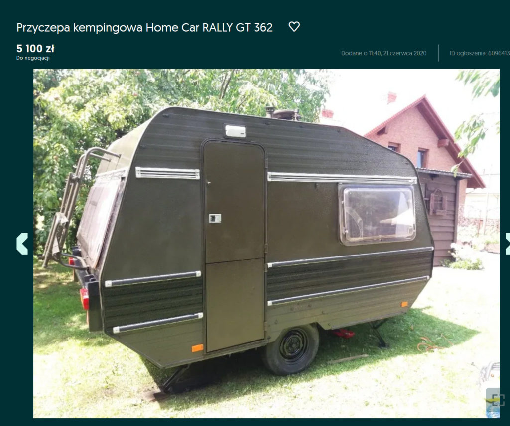 przyczepa kempingowa 
