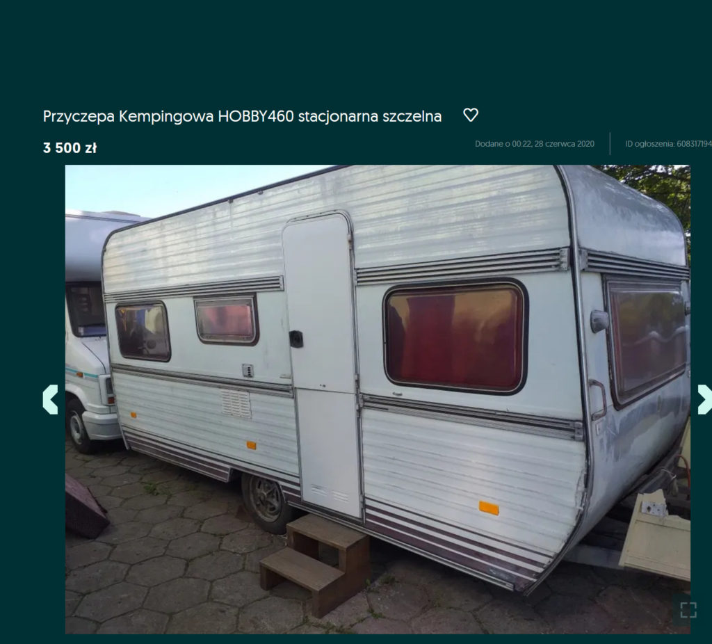przyczepa kempingowa 