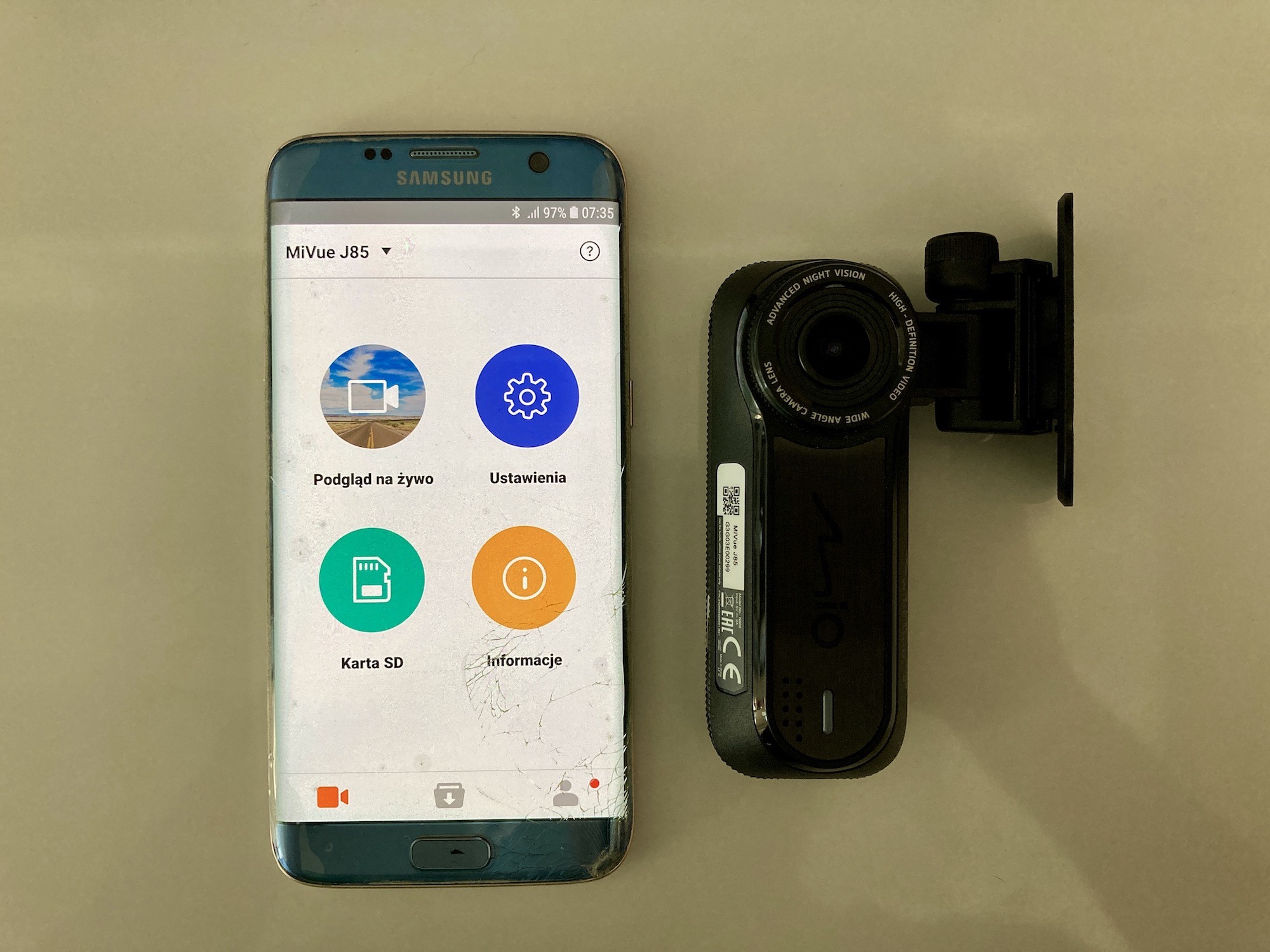 Mio MiVue J85 test 