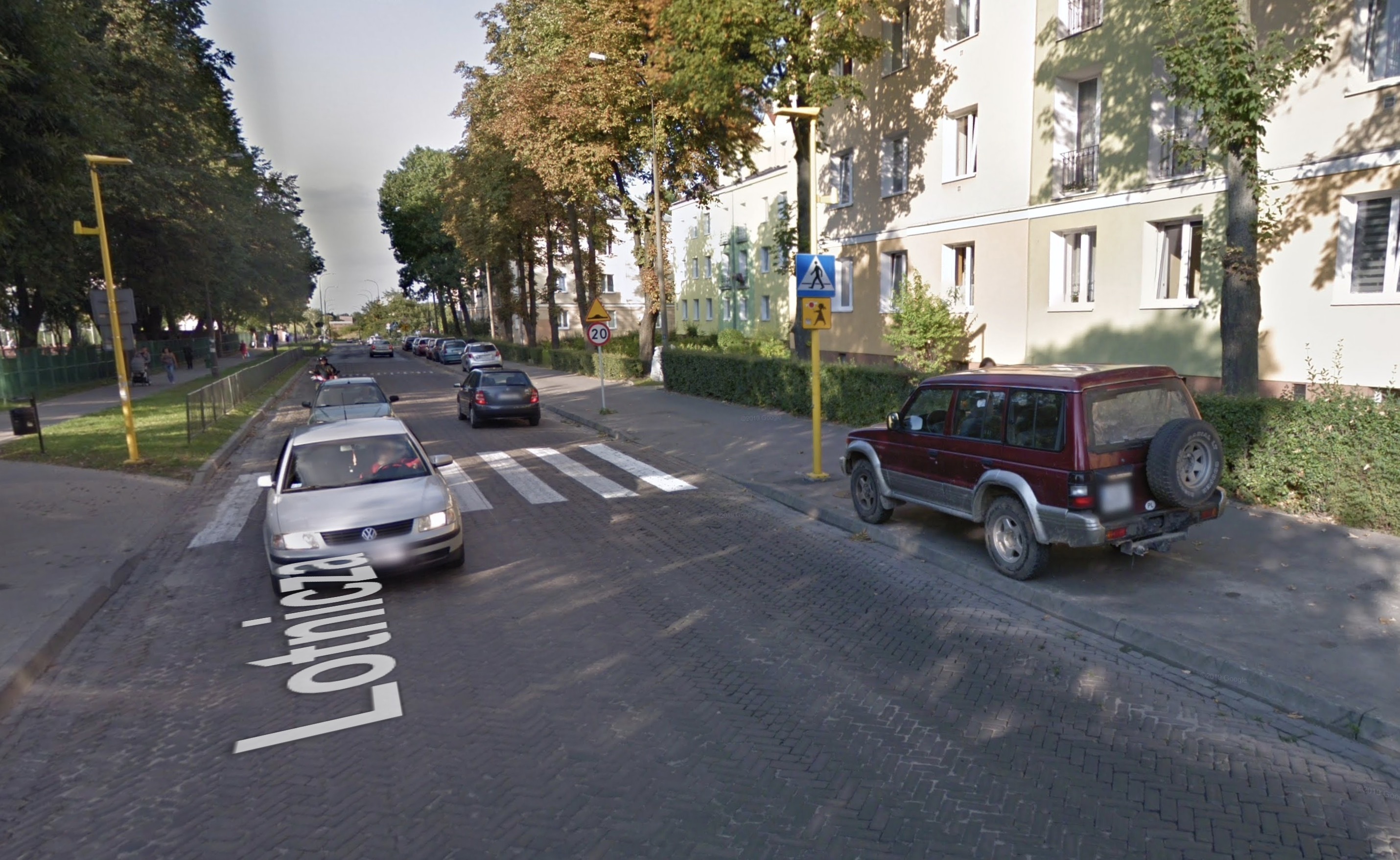 parkowanie na przejściu dla pieszych 