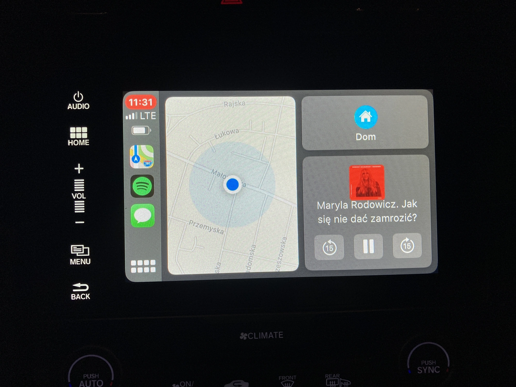 Mapy Google CarPlay 