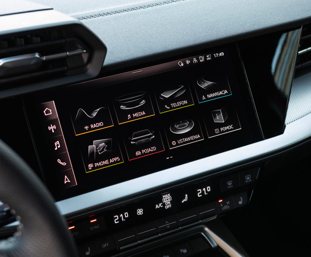 system multimedialny audi a3 