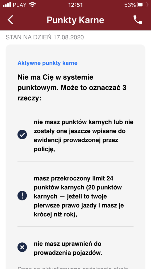 m prawo jazdy ios 