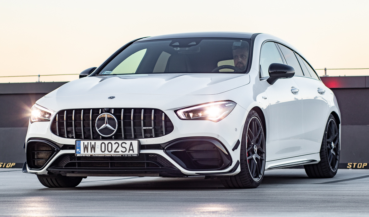 mercedes cla amg 45s test 2020 