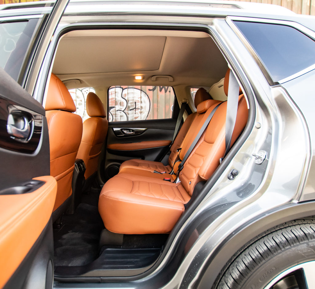 nissan x trail 1.3 2020 miejsce z tyłu 