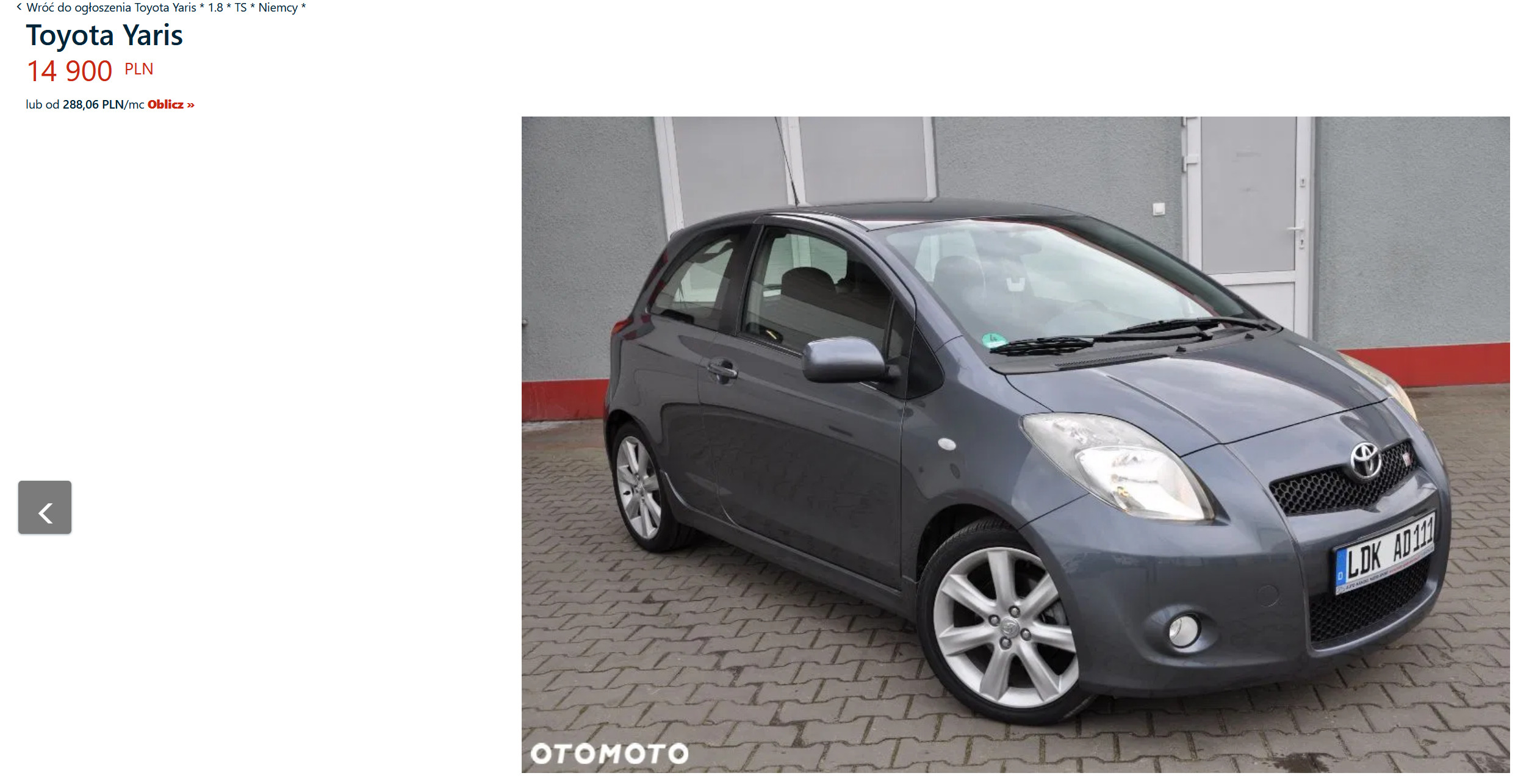 toyota yaris 