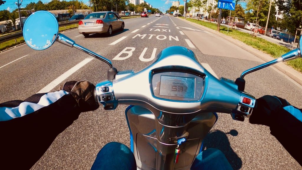 vespa elettrica test 