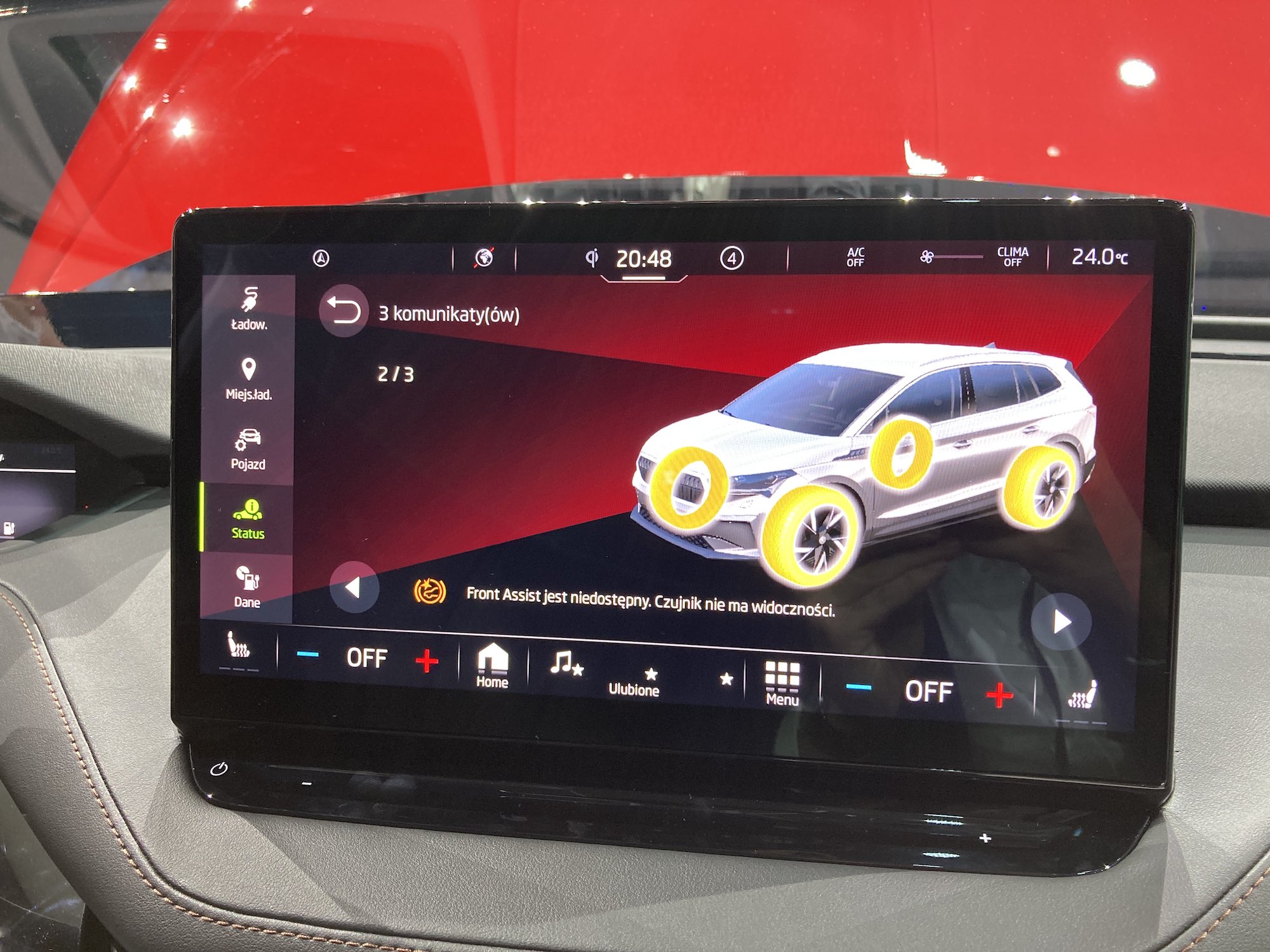Skoda Enyaq wyposażenie 