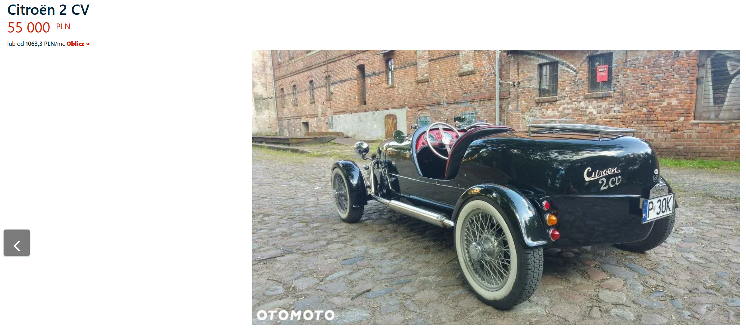 citroen 2cv lomax 