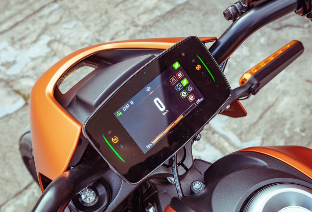harley livewire wyświetlacz 
