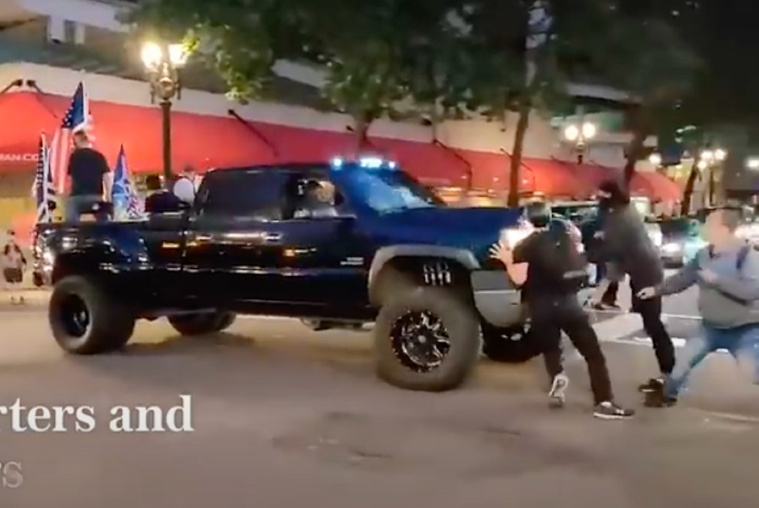 Tysiące pickupów zjechało do Portland w stanie Oregon. Ale nie na paradę