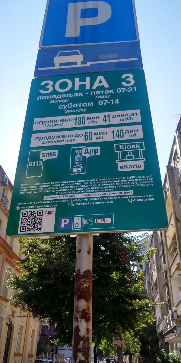 parkowanie Belgrad 