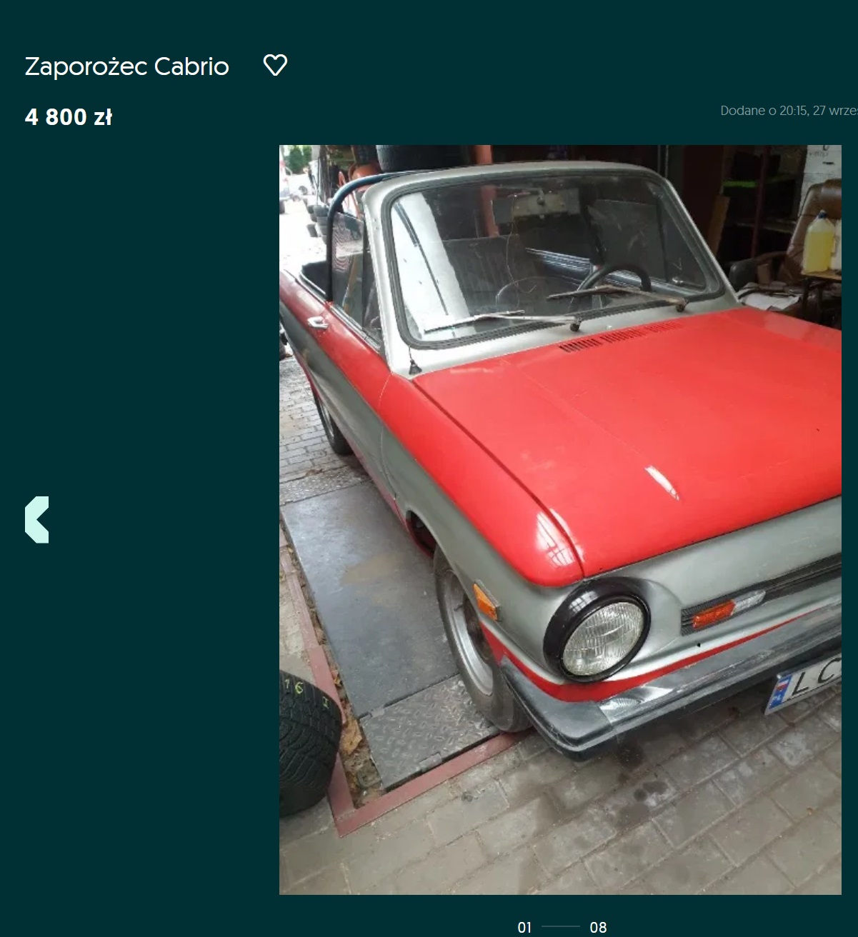 zaporożec kabriolet 
