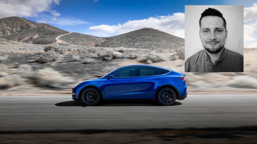 Tesla Y szklany dach