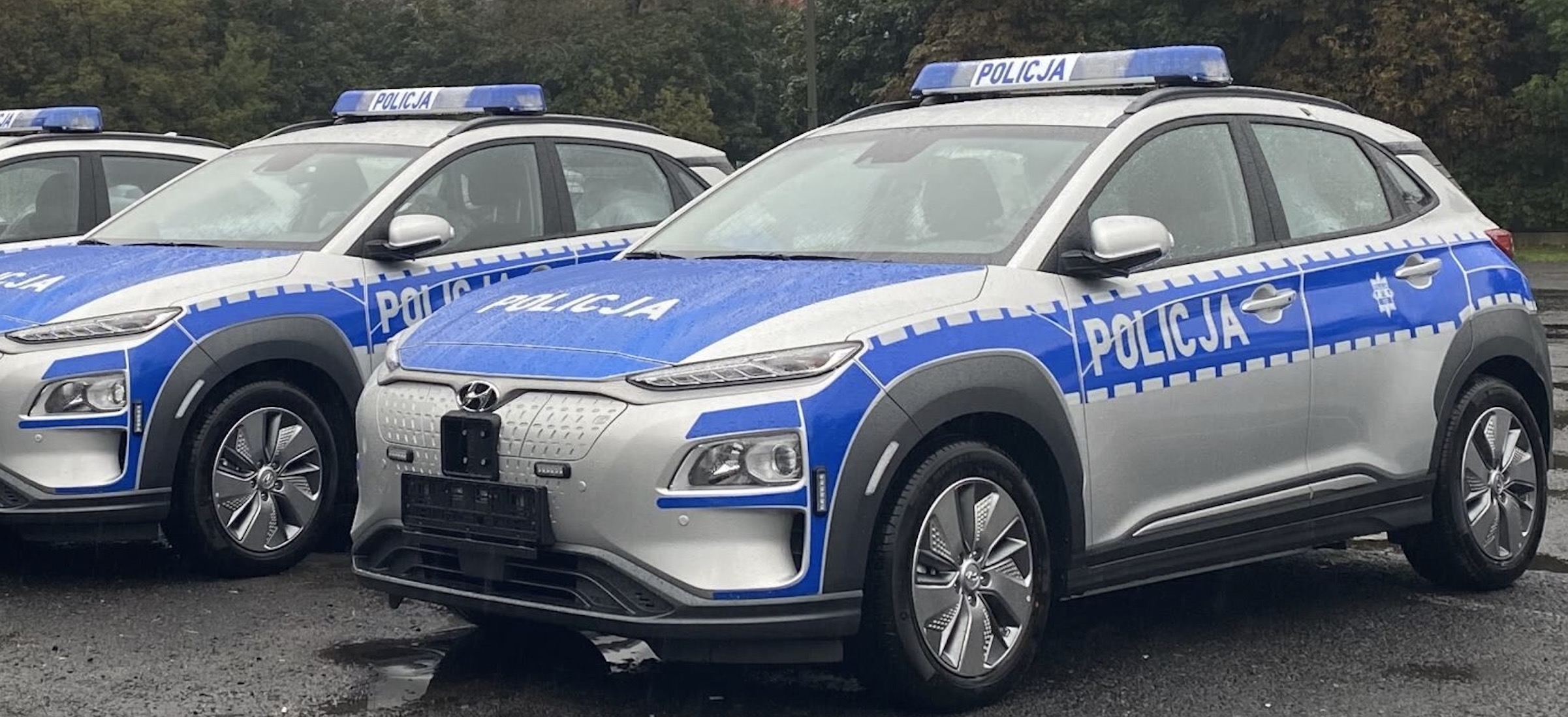 elektryczne radiowozy hyundai kona