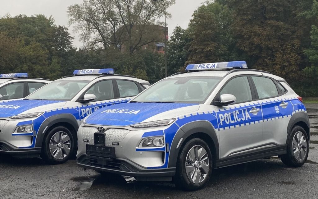 elektryczne radiowozy hyundai kona 