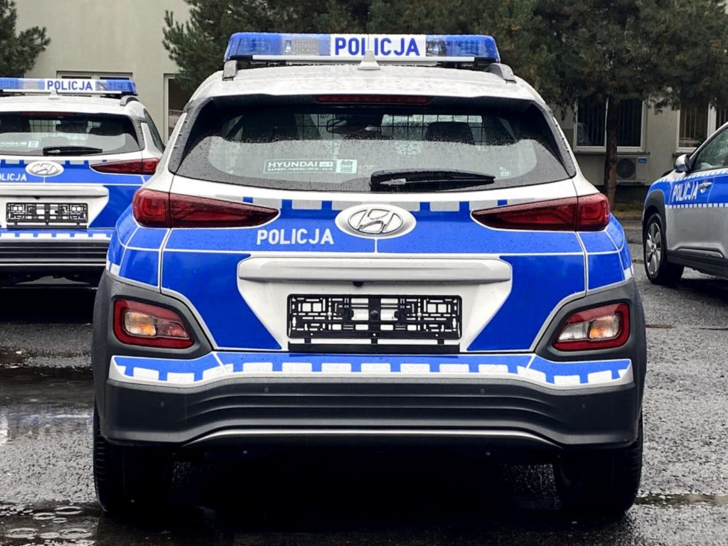 elektryczne radiowozy hyundai kona 