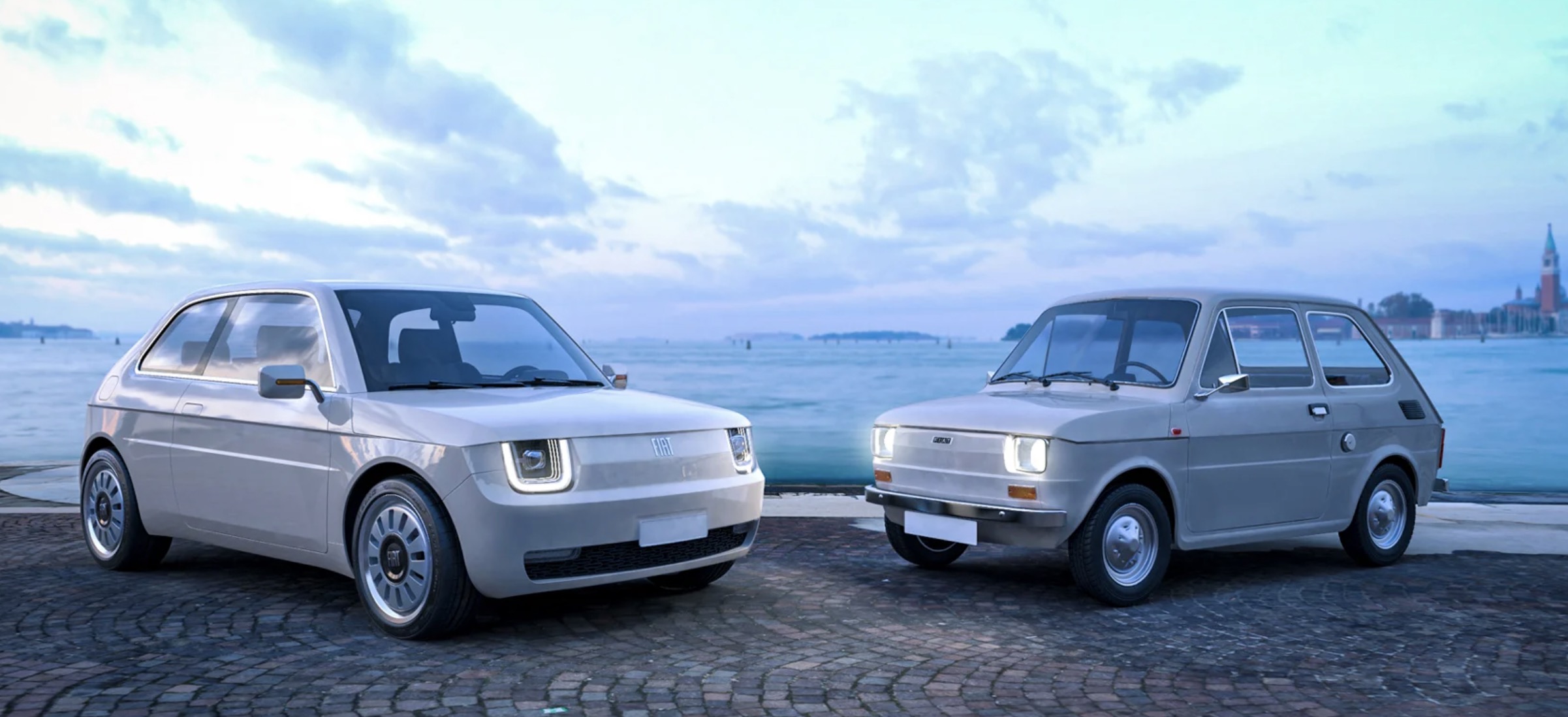 Oto on - projekt Fiat 126 Vision. Zobacz, jak Malucha widzą Włosi