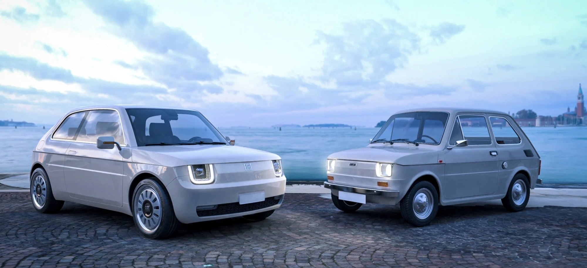 Oto on - projekt Fiat 126 Vision. Zobacz, jak Malucha widzą Włosi