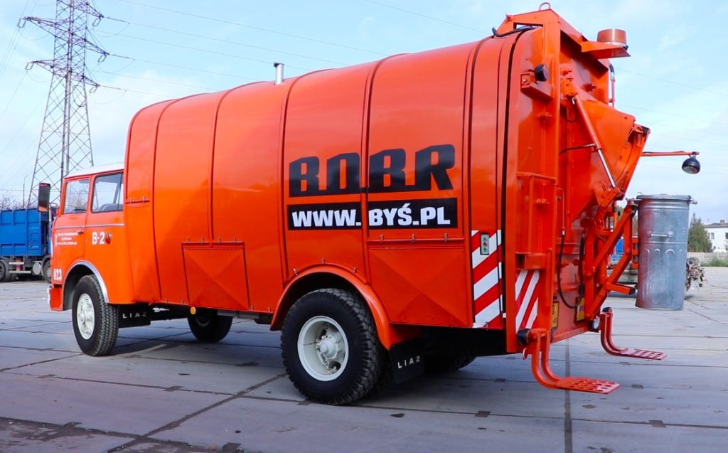 zabytkowa śmieciarka