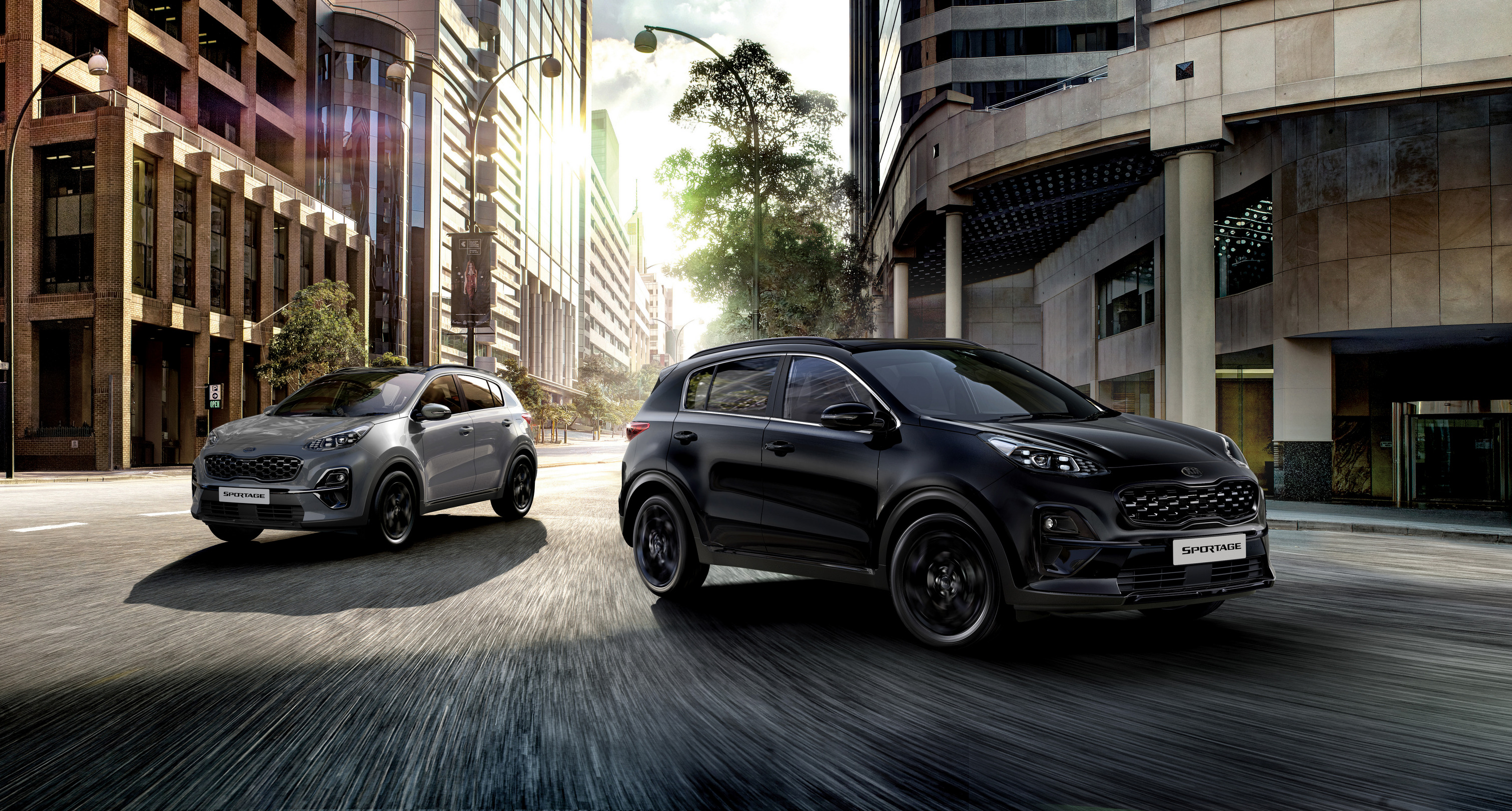 Oto Kia Sportage Black Edition. Jest dostępna w siedmiu kolorach