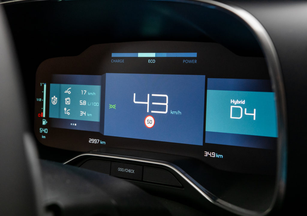 ekran citroen c5 aircross hybrid 2020 