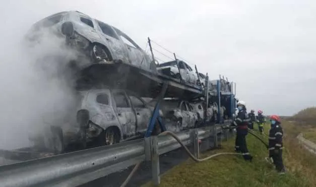 dacia duster pożar 