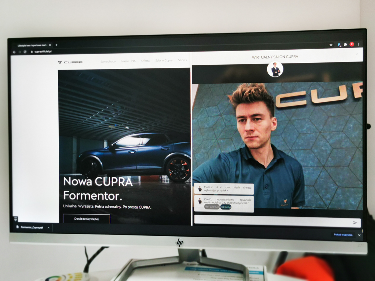 cupra wirtualny salon 