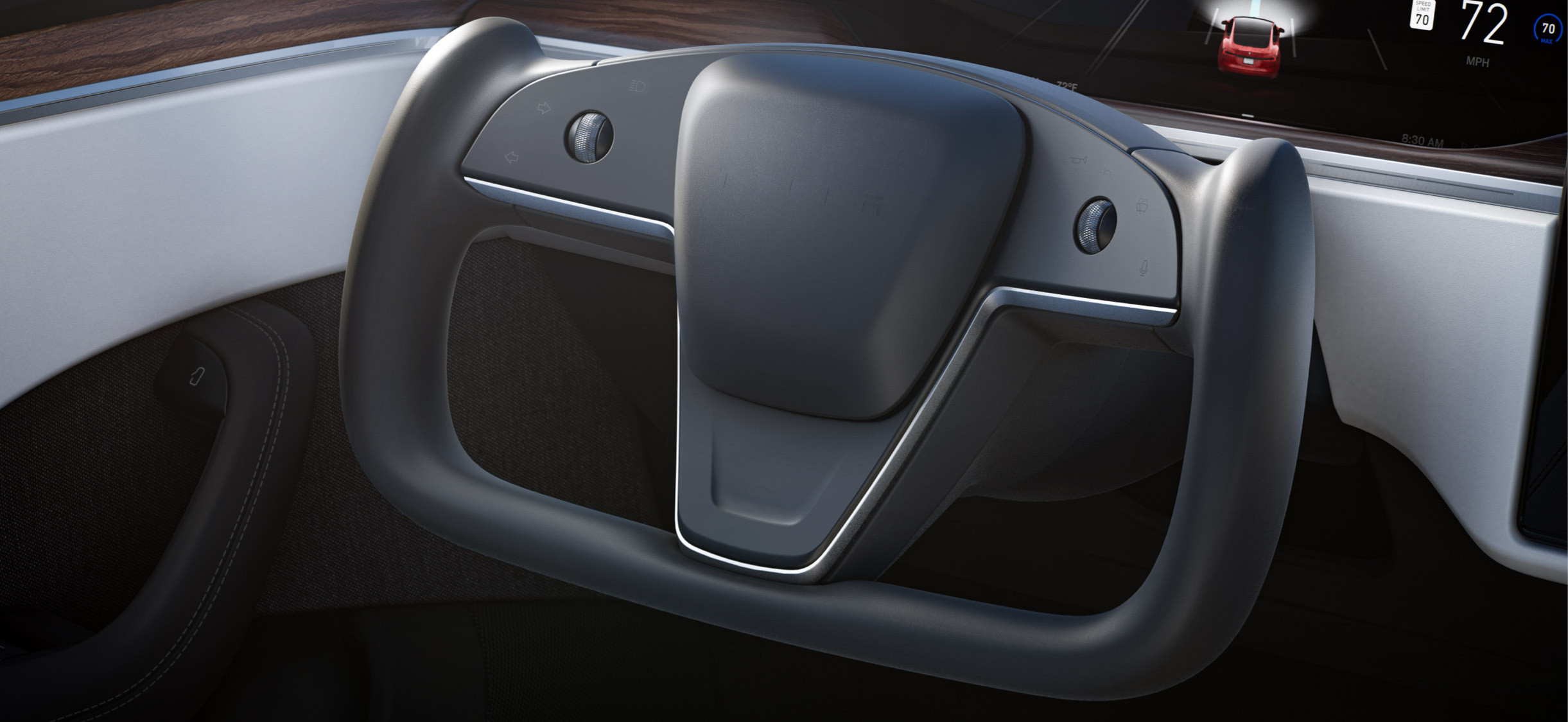 tesla model s kierownica wolant