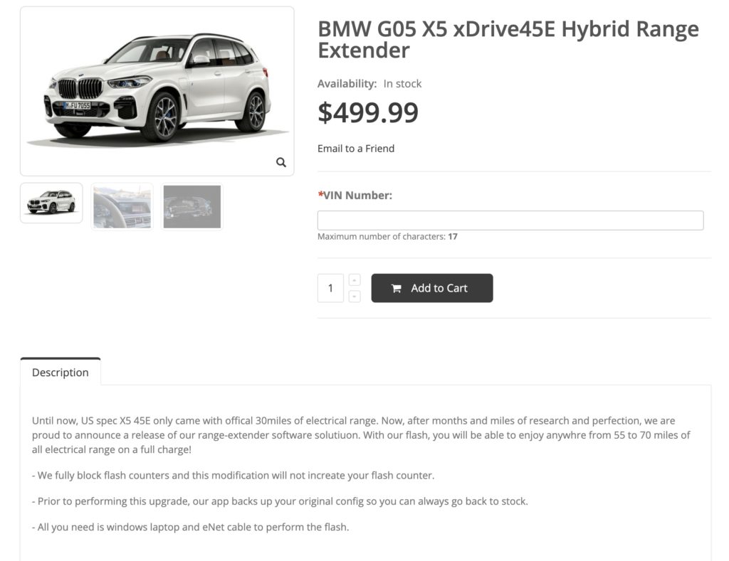 tuning BMW X5 xDrive45e 