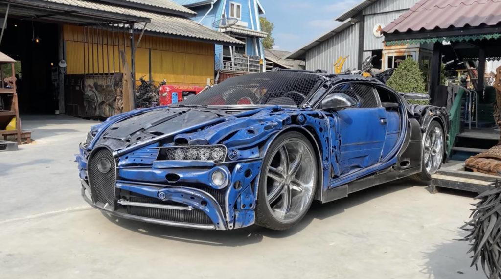 Bugatti Chiron złom 