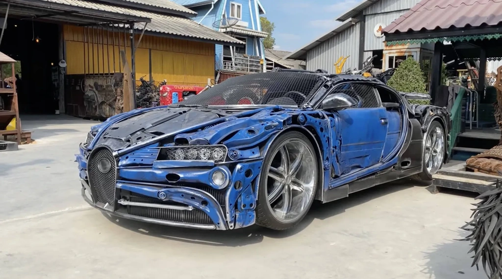 Bugatti Chiron złom 