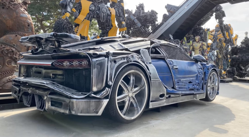 Bugatti Chiron złom 