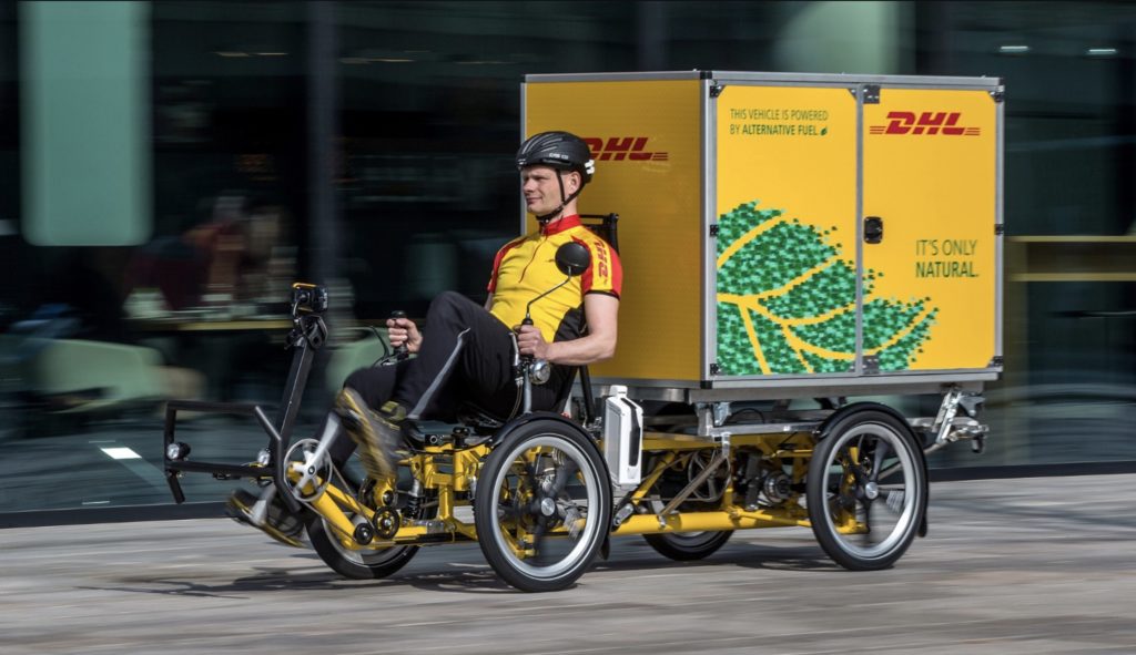 elektryczny rower dostawczy dhl 