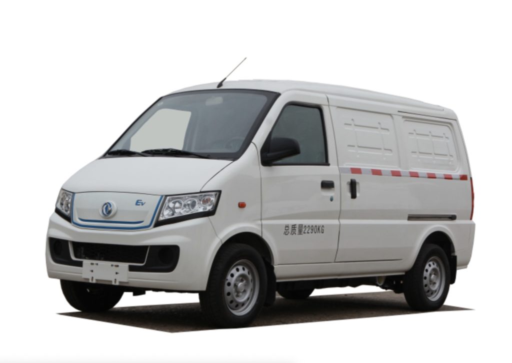 elektryczny samochód dostawczy dongfeng 