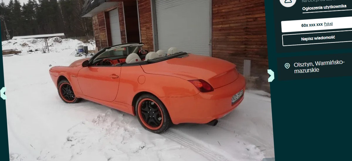 Lexus SC 430 cena
