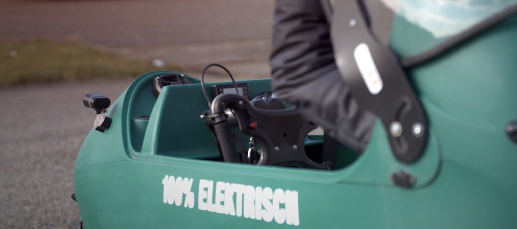 wolant w pojeździe elektrycznym 