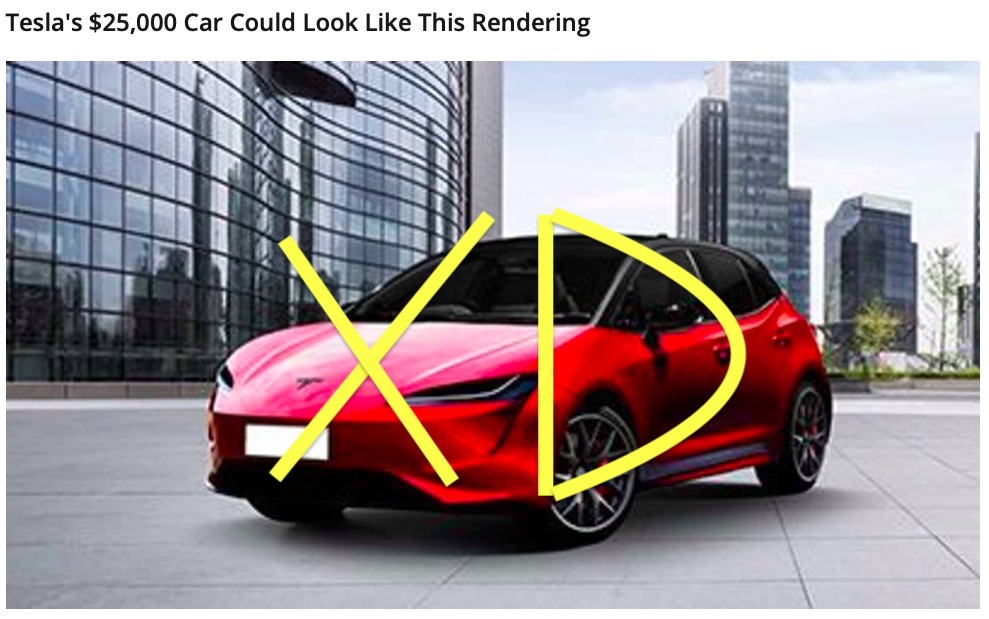Tesla Model 2: zrobiłem własną wizualizację, zagraniczna jest ohydna