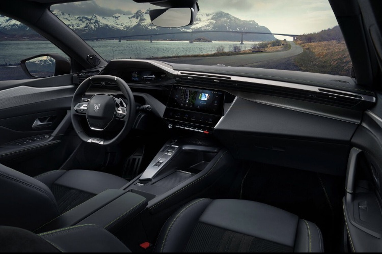 peugeot 308 wnętrze 