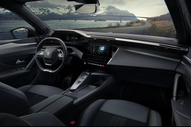 peugeot 308 wnętrze 