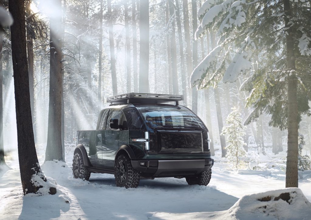 rywale tesli cybertruck canoo