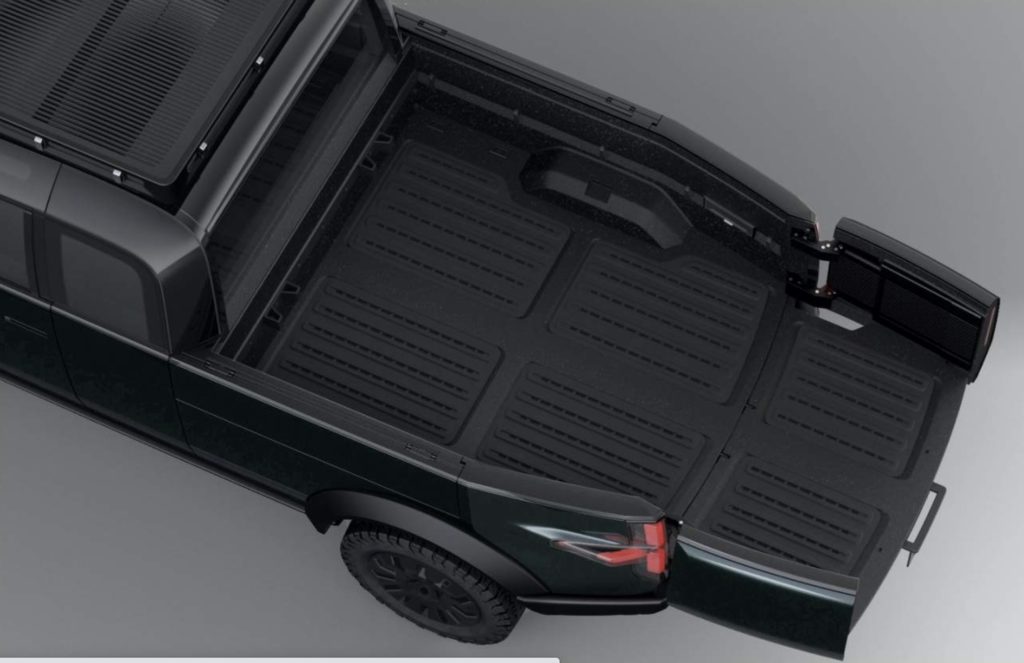 canoo pickup rozsuwana paka