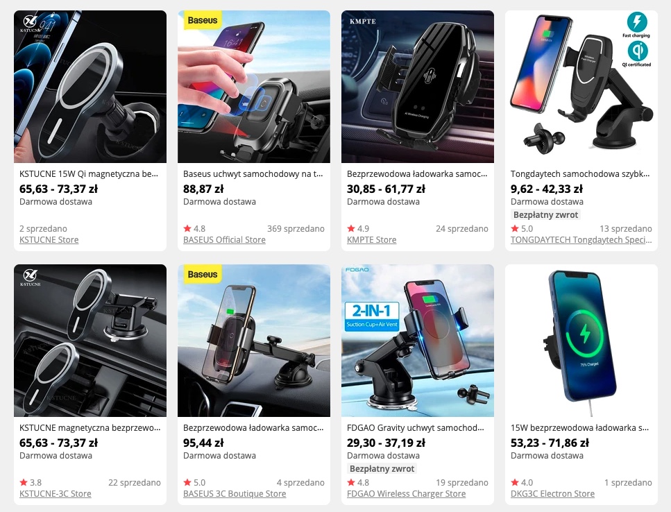 uchwyt do telefonu z aliexpress 